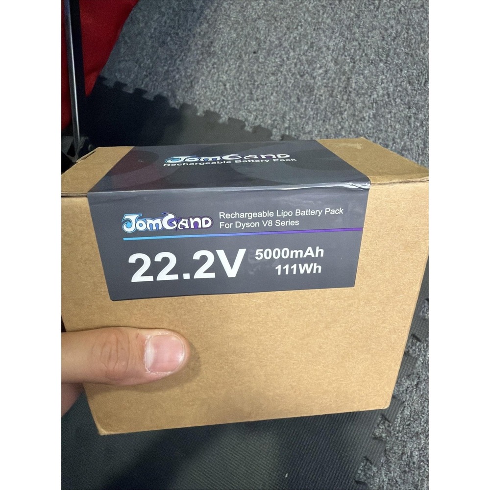 JomGand 22.2V 5.0Ah Li-Po Battery Pack For Dyson V8 Cordless Vacuum 5000mAh